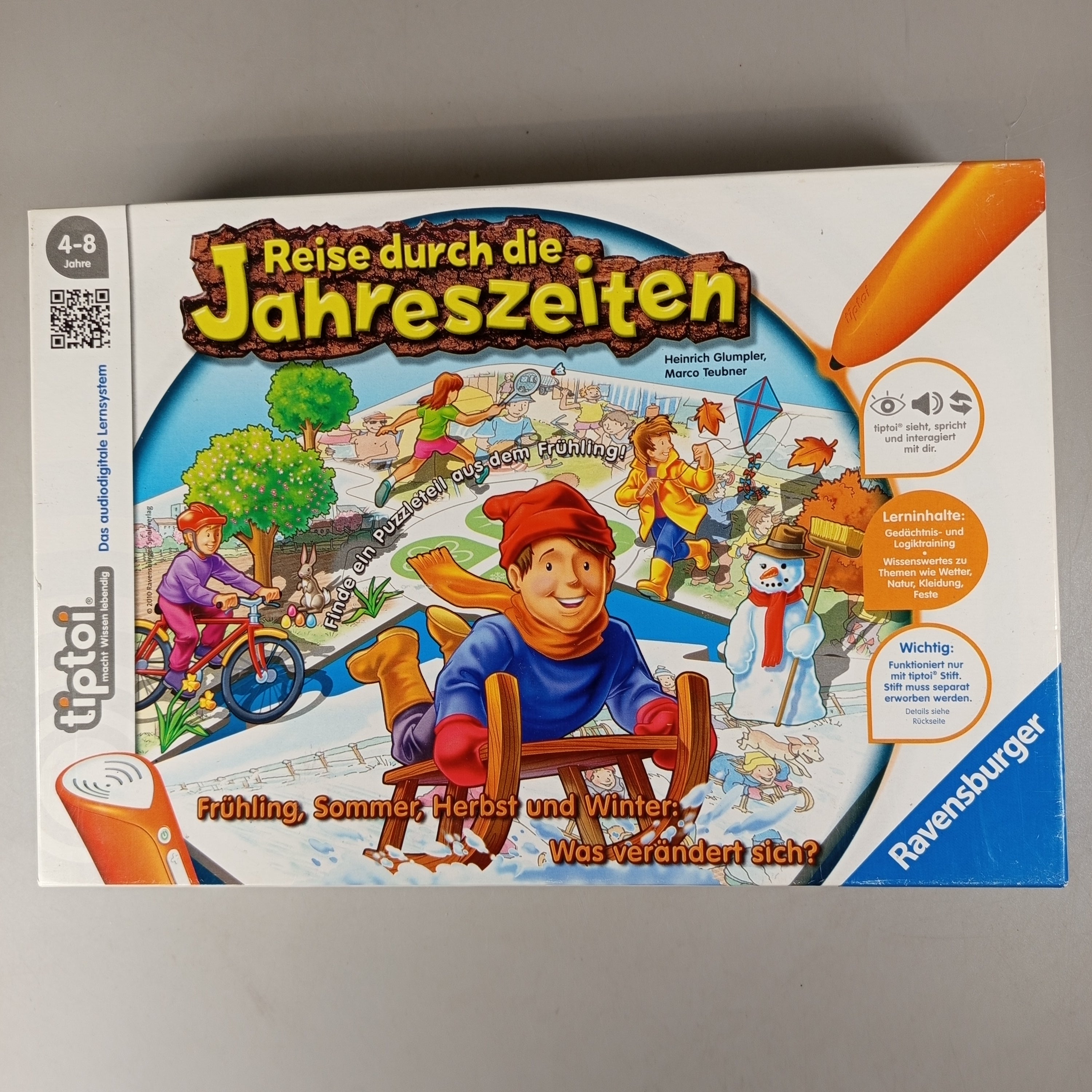 Ravensburger tiptoi Reise Jahreszeiten Brettspiel, ab 3 4 5 Jahre | ✅ geprüft